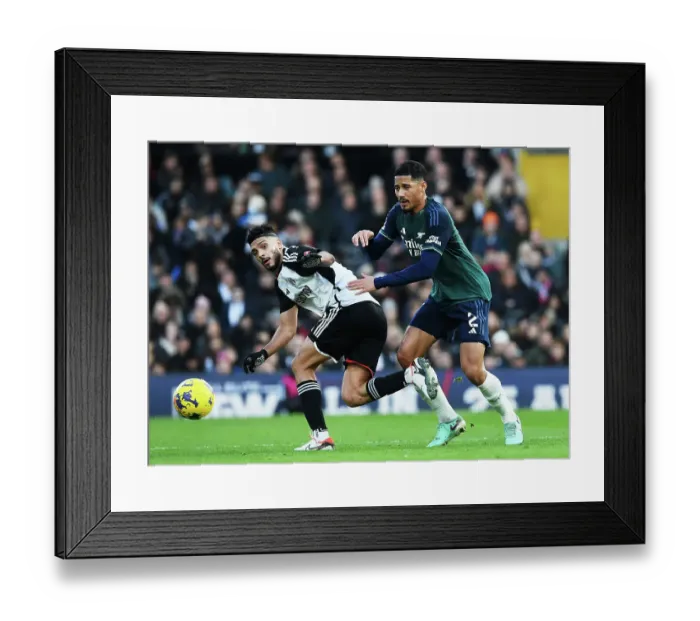 Framed Print : Fulham vs. Arsenal: Clash at Craven Cottage - Premier League 2023-24 Framed Print : Fulham vs. Arsenal: Clash at Craven Cottage - Premier League 2023-24