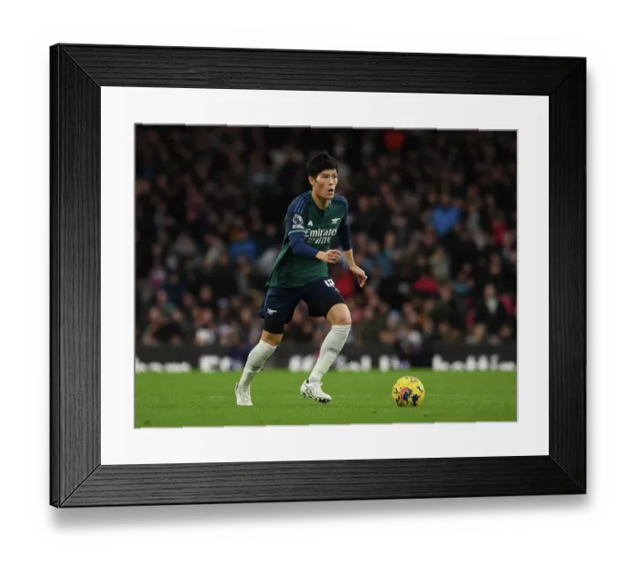 Framed Print : Arsenal's Tomiyasu Shines: Fulham vs Arsenal, 2023-24 Premier League Framed Print : Arsenal's Tomiyasu Shines: Fulham vs Arsenal, 2023-24 Premier League
