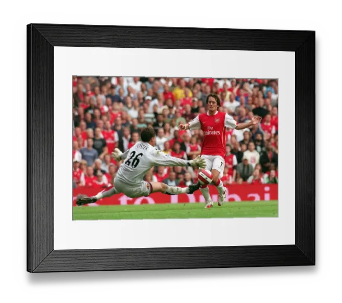 Framed Print : Tomas Rosicky (Arsenal) Ben Foster (Watford) Framed Print : Tomas Rosicky (Arsenal) Ben Foster (Watford)