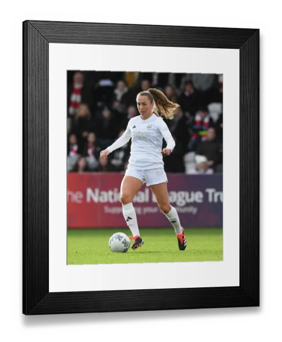 Framed Print : Arsenal Women vs. Watford Women: FA Cup Fourth Round Clash at Meadow Park