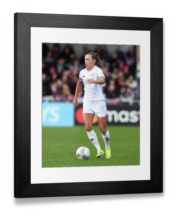 Framed Print : Arsenal's Katie McCabe in Action: Arsenal Women vs. Watford Women FA Cup Match, 2024