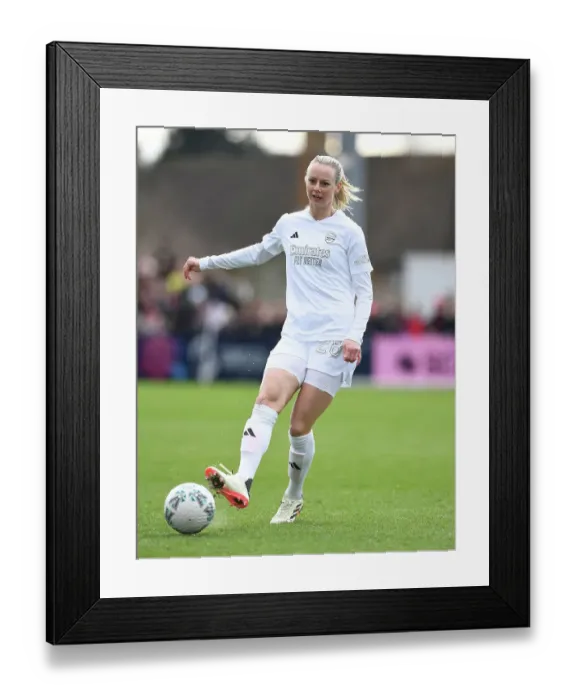 Framed Print : Amanda Ilestedt of Arsenal in Action during Arsenal Women vs. Watford Women FA Cup Match