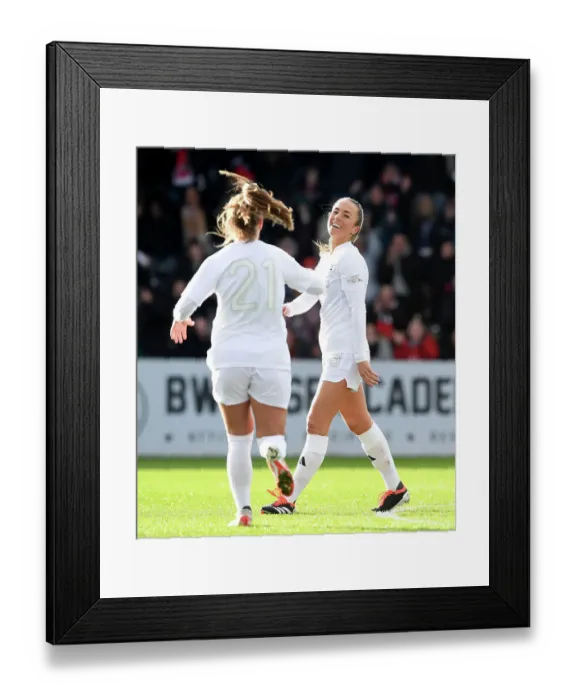 Framed Print : Arsenal Women's Victory: Lia Walti Scores Second Goal Against Watford Women in FA Cup Fourth Round Framed Print : Arsenal Women's Victory: Lia Walti Scores Second Goal Against Watford Women in FA Cup Fourth Round