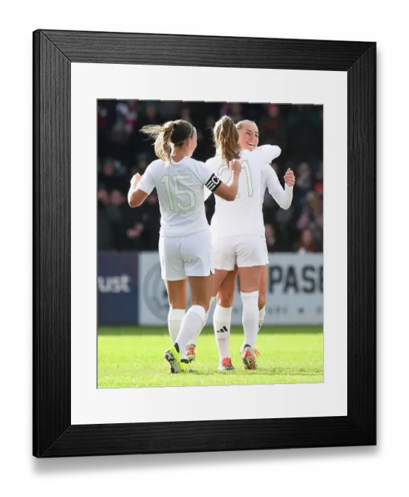 Framed Print : Arsenal Women's FA Cup Victory: Lia Walti Scores Double against Watford Framed Print : Arsenal Women's FA Cup Victory: Lia Walti Scores Double against Watford