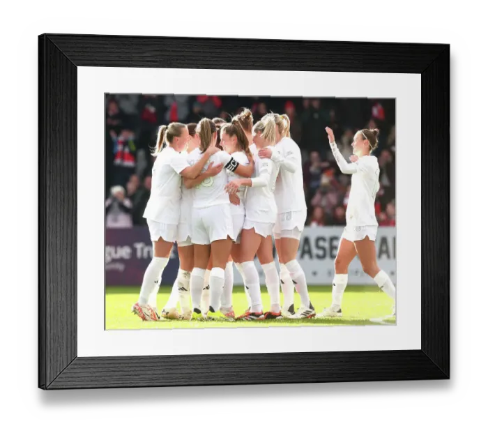 Framed Print : Arsenal Women Celebrate Second Goal Against Watford Women in FA Cup Fourth Round Framed Print : Arsenal Women Celebrate Second Goal Against Watford Women in FA Cup Fourth Round