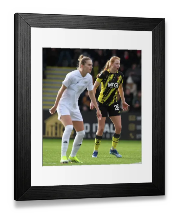 Framed Print : Katie Reid in Action: Arsenal Women vs. Watford Women FA Cup Fourth Round
