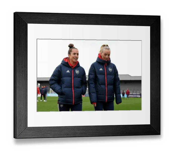 Framed Print : Arsenal Women and Watford Women Prepare for FA Cup Fourth Round Match at Meadow Park Framed Print : Arsenal Women and Watford Women Prepare for FA Cup Fourth Round Match at Meadow Park