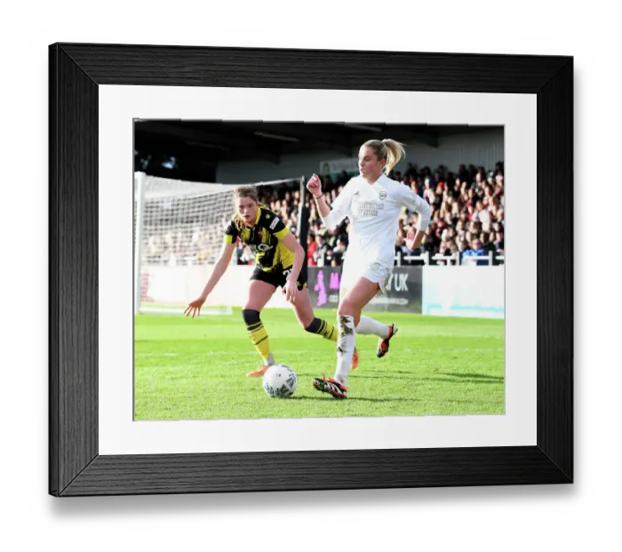 Framed Print : Arsenal Women vs. Watford Women FA Cup: Alessia Russo's Electrifying Performance Framed Print : Arsenal Women vs. Watford Women FA Cup: Alessia Russo's Electrifying Performance