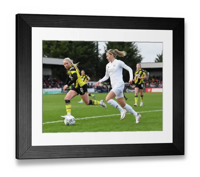 Framed Print : Arsenal vs. Watford Women's FA Cup: Lacasse vs. McLean - A Battle of Goalkeepers