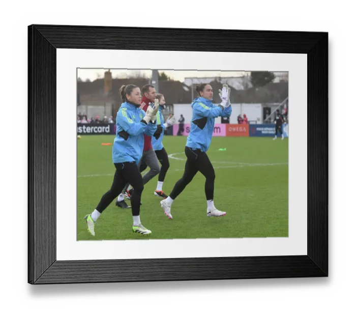 Framed Print : Arsenal FC v Everton FC - Barclays Women´s Super League Arsenal FC v Everton FC - Barclays Women´s Super League