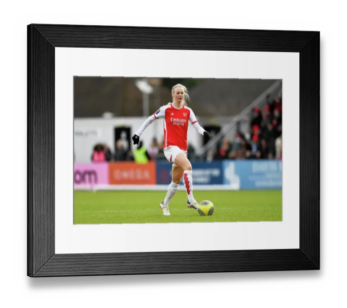 Framed Print : Arsenal vs. Everton: Barclays Women's Super League Clash at Meadow Park (2023-24) Framed Print : Arsenal vs. Everton: Barclays Women's Super League Clash at Meadow Park (2023-24)