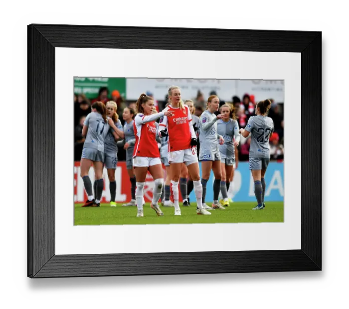 Framed Print : Arsenal Women vs Everton Women: Barclays Super League Showdown at Meadow Park (2023-24) Framed Print : Arsenal Women vs Everton Women: Barclays Super League Showdown at Meadow Park (2023-24)