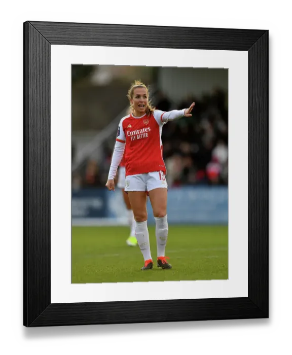 Framed Print : Arsenal Women vs Everton Women: Barclays Super League Clash at Meadow Park (2023-24)