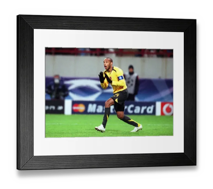 Framed Print : Thierry Henry's Controversial Handball: Arsenal's Heartbreaking Loss to Lokomotiv Moscow Framed Print : Thierry Henry's Controversial Handball: Arsenal's Heartbreaking Loss to Lokomotiv Moscow