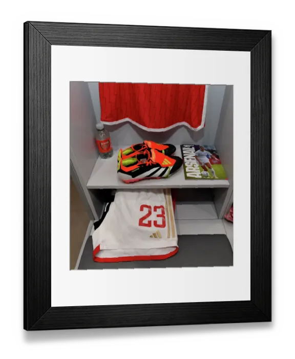 Framed Print : Arsenal's Alessia Russo Unveils New Adidas Boots Ahead of Arsenal Women vs Everton Women Match Framed Print : Arsenal's Alessia Russo Unveils New Adidas Boots Ahead of Arsenal Women vs Everton Women Match