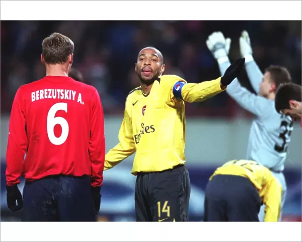 Thierry Henry's Disallowed Handball: Arsenal's Agonizing Defeat to Lokomotiv Moscow in the UEFA Champions League