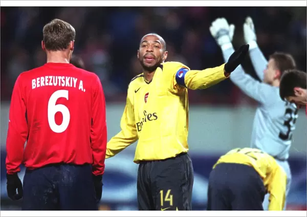 Thierry Henry's Disallowed Handball: Arsenal's Agonizing Defeat to Lokomotiv Moscow in the UEFA Champions League