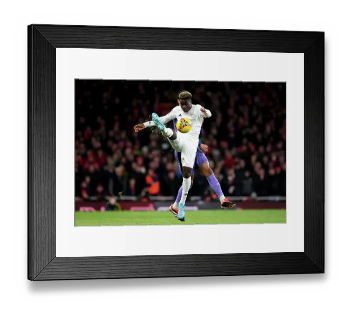 Framed Print : Battle for Possession: Arsenal vs. Liverpool in FA Cup Clash - No More Red: Arsenal's White Wave Against Knife Crime