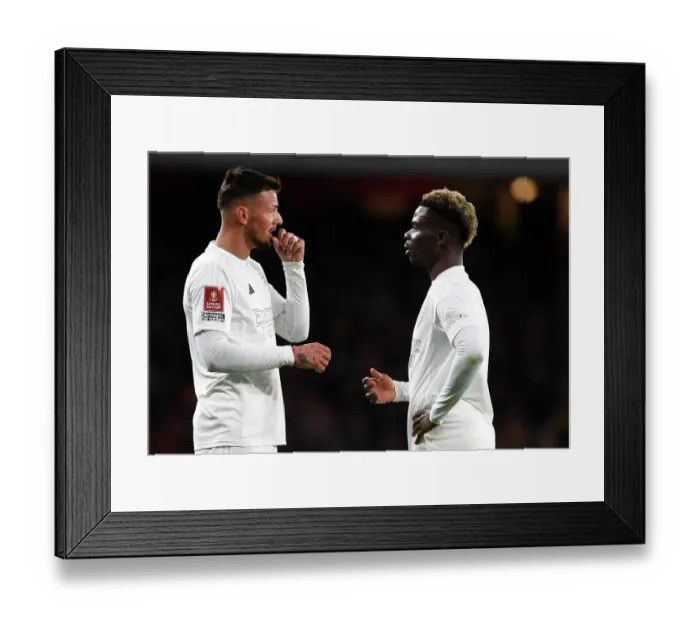Framed Print : Arsenal's White Out: United Against Knife Crime - Arsenal vs. Liverpool, FA Cup Third Round