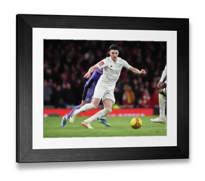 Framed Print : Arsenal vs Liverpool: FA Cup Clash at Emirates Stadium (2023-24) Framed Print : Arsenal vs Liverpool: FA Cup Clash at Emirates Stadium (2023-24)