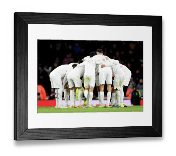 Framed Print : Arsenal United Against Knife Crime: Historic All-White FA Cup Clash - Arsenal vs. Liverpool