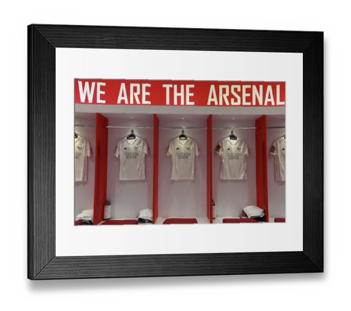 Framed Print : Arsenal's All-White Kit: A Unified Stand Against Knife Crime and Youth Violence - Arsenal vs Liverpool, Emirates FA Cup Third Round, 2023-24