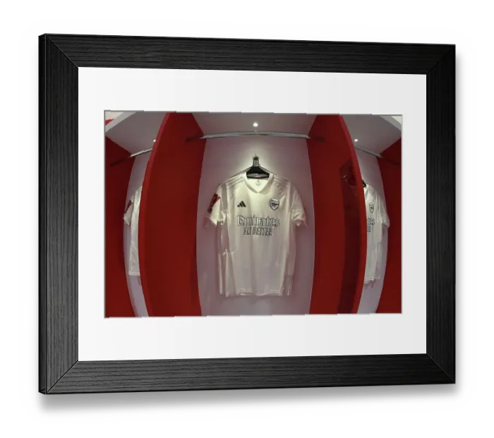 Framed Print : Arsenal in White: Uniting Against Knife Crime - Emirates FA Cup Third Round vs Liverpool
