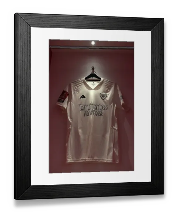 Framed Print : Arsenal United Against Knife Crime: Emirates FA Cup Third Round - Arsenal in White