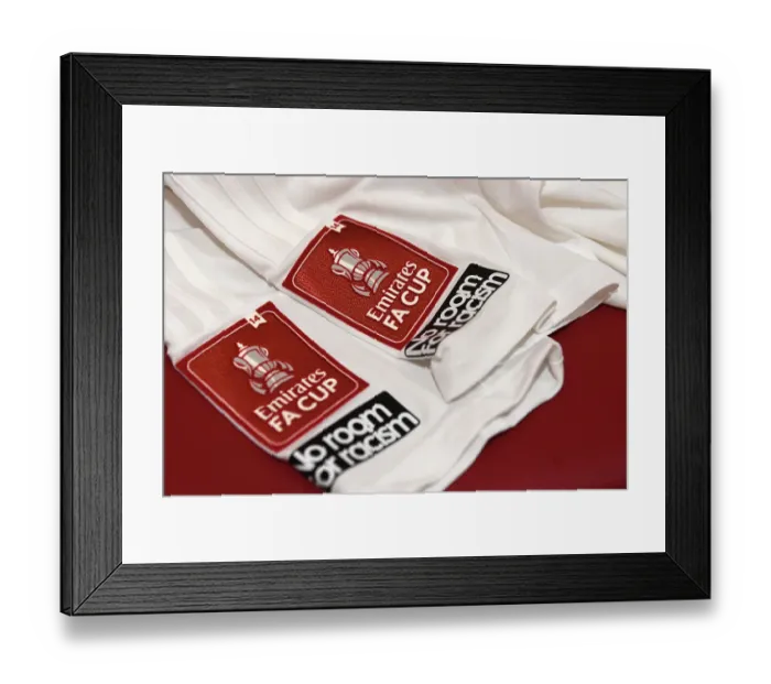 Framed Print : Arsenal Stands Against Knife Crime: All-White Kit Debut vs. Liverpool in Emirates FA Cup Framed Print : Arsenal Stands Against Knife Crime: All-White Kit Debut vs. Liverpool in Emirates FA Cup