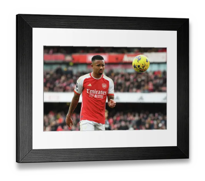 Framed Print : Arsenal's Gabriel Focuses Amidst Intense Arsenal FC vs Crystal Palace Rivalry (2023-24) Framed Print : Arsenal's Gabriel Focuses Amidst Intense Arsenal FC vs Crystal Palace Rivalry (2023-24)