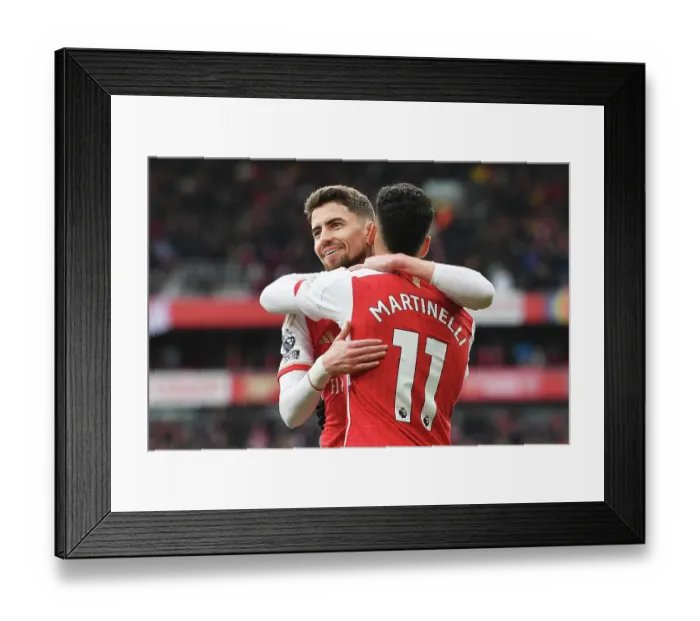 Framed Print : Martinelli's Brace: Arsenal's Thrilling 4-3 Comeback Win Against Crystal Palace (2023-24)