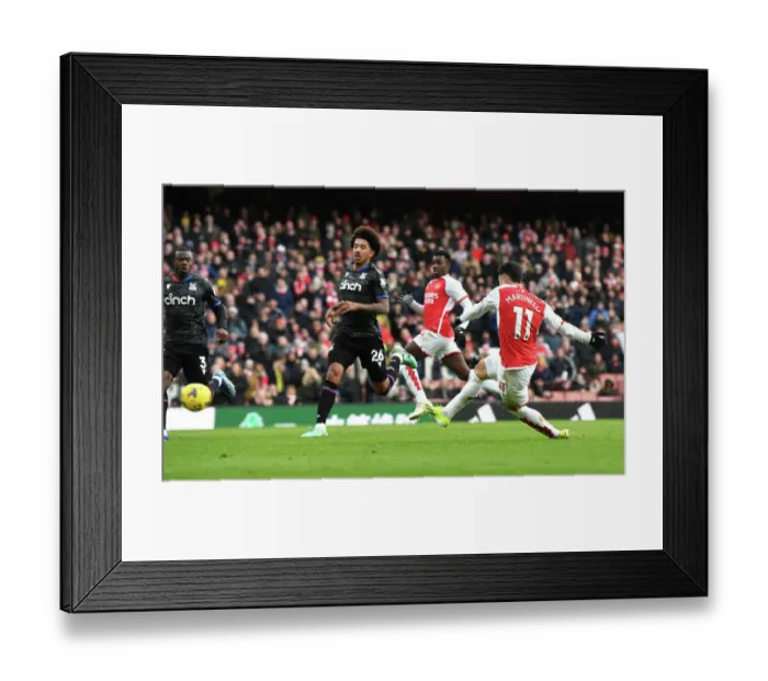 Framed Print : Martinelli Scores Fifth Goal: Thrilling Arsenal Victory Over Crystal Palace (2023-24) Framed Print : Martinelli Scores Fifth Goal: Thrilling Arsenal Victory Over Crystal Palace (2023-24)