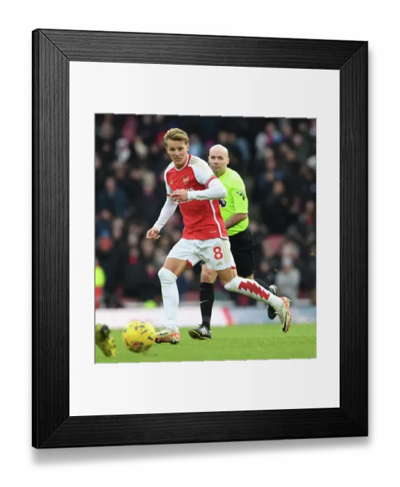 Framed Print : Martin Odegaard's Star Performance: Arsenal Triumphs Over Crystal Palace (2023-24) Framed Print : Martin Odegaard's Star Performance: Arsenal Triumphs Over Crystal Palace (2023-24)