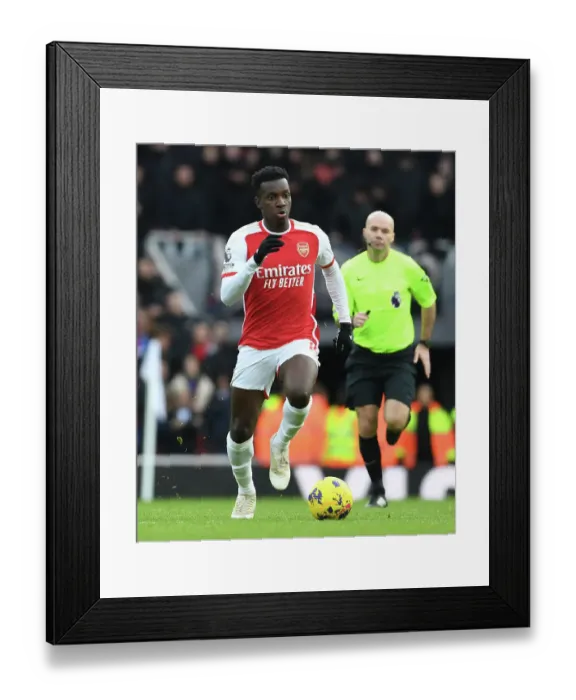 Framed Print : Arsenal's Eddie Nketiah in Action Against Crystal Palace - Premier League 2023-24 Framed Print : Arsenal's Eddie Nketiah in Action Against Crystal Palace - Premier League 2023-24