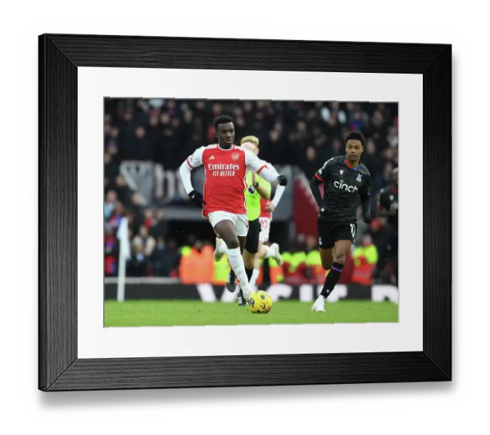 Framed Print : Thrilling Moment: Eddie Nketiah in Action for Arsenal vs Crystal Palace, Premier League 2023-24 Framed Print : Thrilling Moment: Eddie Nketiah in Action for Arsenal vs Crystal Palace, Premier League 2023-24