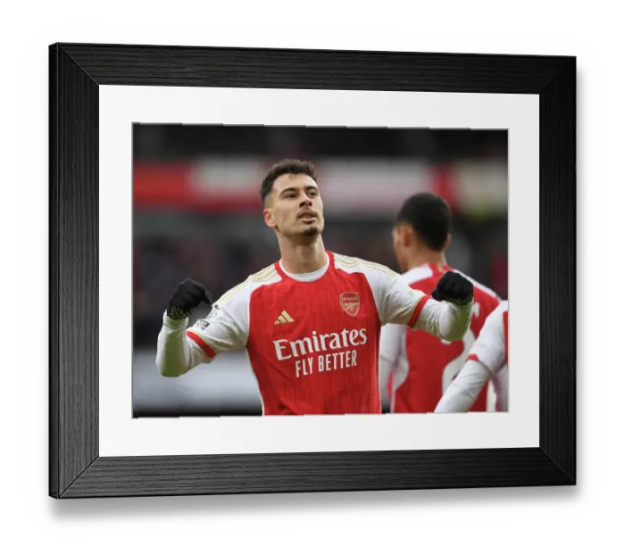 Framed Print : Five-Star Martinelli: Arsenal's Thrilling Victory over Crystal Palace (2023-24)