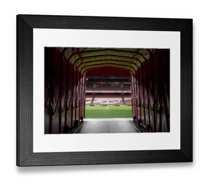 Framed Print : Vier's Intense Focus: Arsenal Player's Pre-Match Ritual Before Clash Against Crystal Palace (2023-24)