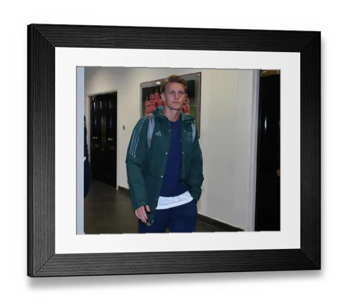 Framed Print : Martin Odegaard: Arsenal Star's Focused Preparation Ahead of Arsenal vs Crystal Palace, Premier League 2023-24 Framed Print : Martin Odegaard: Arsenal Star's Focused Preparation Ahead of Arsenal vs Crystal Palace, Premier League 2023-24