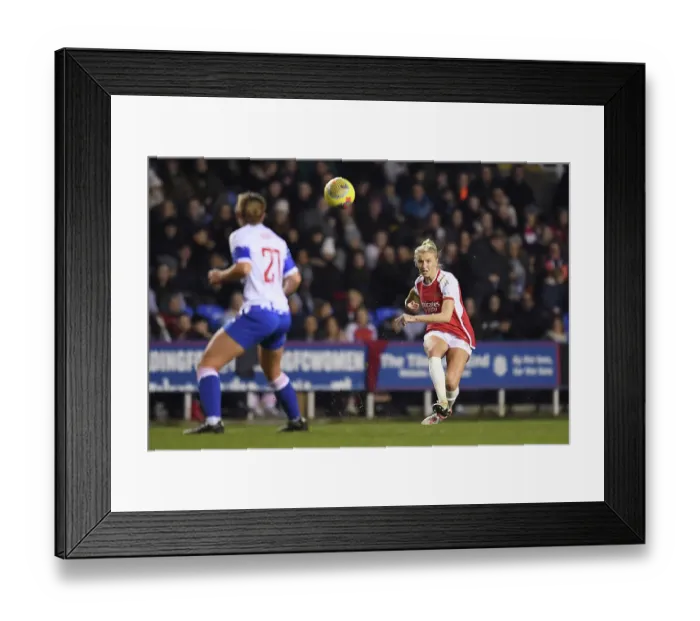 Framed Print : Arsenal Women Battle Reading in FA WSL Cup Showdown Framed Print : Arsenal Women Battle Reading in FA WSL Cup Showdown