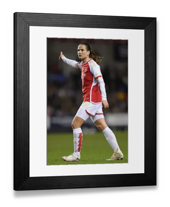 Framed Print : Arsenal's Laia Codina Reacts During FA WSL Cup Clash Against Reading