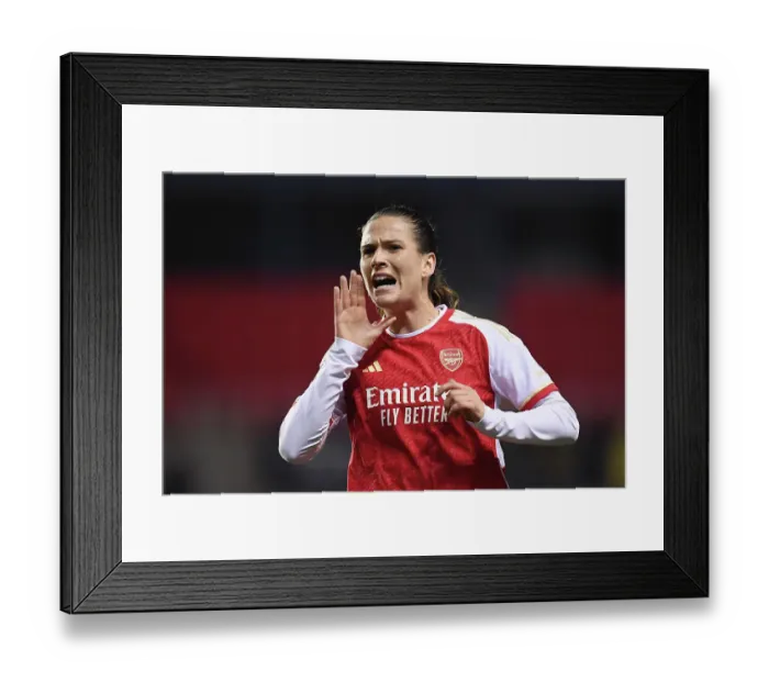 Framed Print : Arsenal Women's Team Strategizes Ahead of FA WSL Cup Match at Reading's Stadium