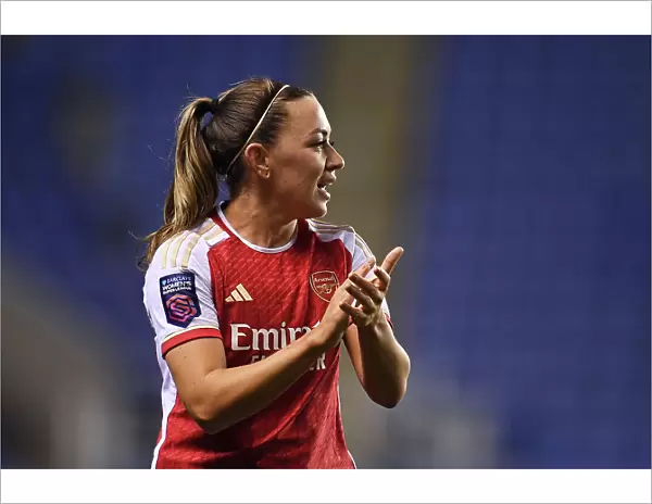 Arsenal's Katie McCabe Celebrates Emotional Victory in FA WSL Cup Against Reading