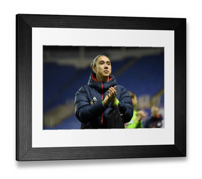 Framed Print : Arsenal Women Celebrate FA WSL Cup Triumph over Reading
