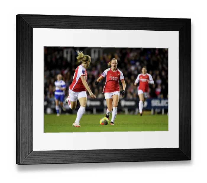 Framed Print : Arsenal Women vs. Reading: FA WSL Cup Showdown at Reading's Select Car Leasing Stadium Framed Print : Arsenal Women vs. Reading: FA WSL Cup Showdown at Reading's Select Car Leasing Stadium