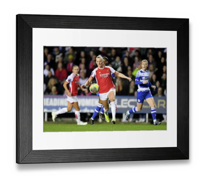 Framed Print : Arsenal's Stina Blackstenius Scores in Conti Cup Victory Over Reading Women