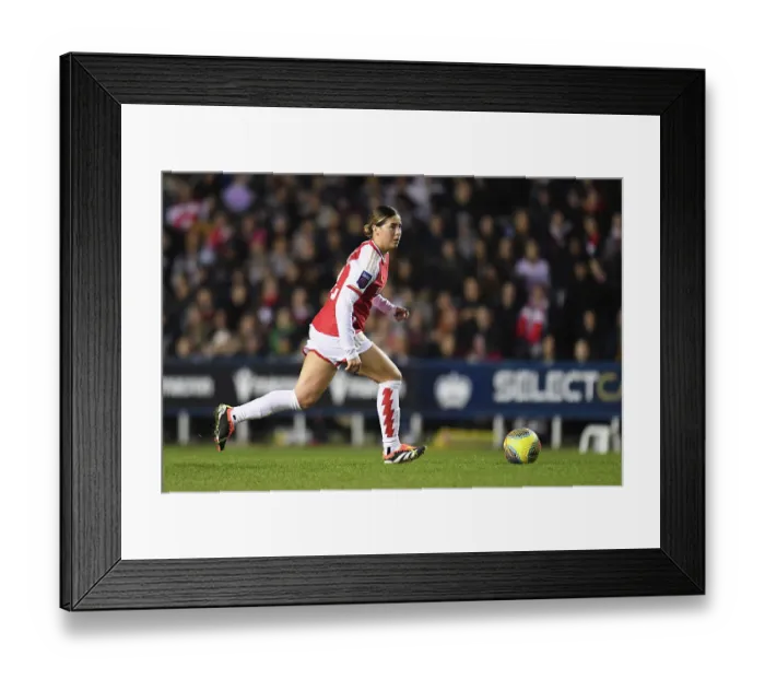 Framed Print : Arsenal Women Battle Reading in FA WSL Cup Showdown Framed Print : Arsenal Women Battle Reading in FA WSL Cup Showdown