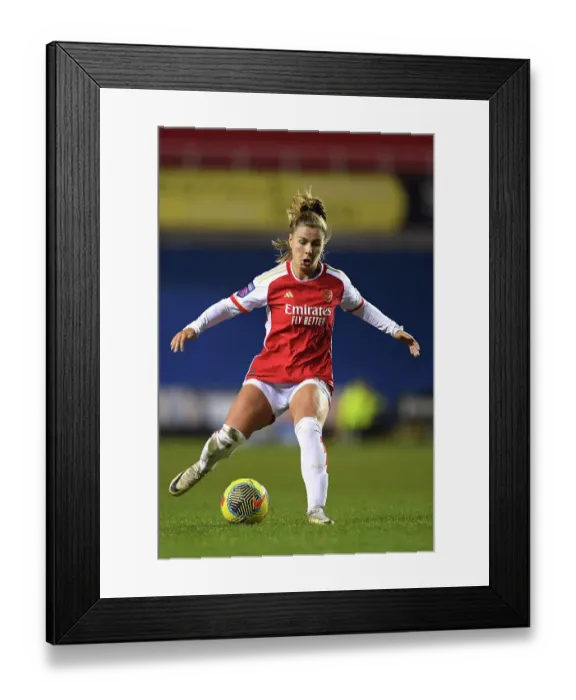 Framed Print : Arsenal Women's Dominance: Crushing Reading in FA WSL Cup Match