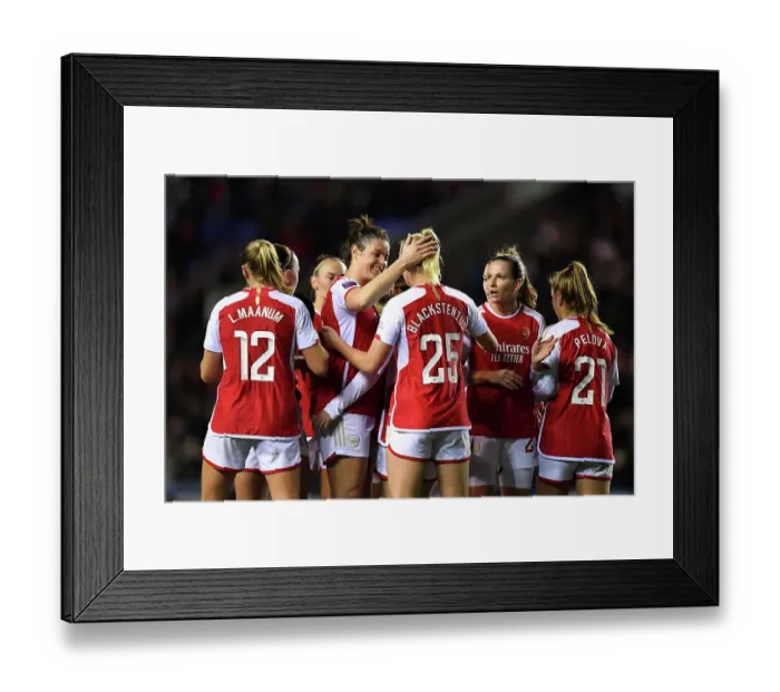 Framed Print : Arsenal Women's Triumph: Stina Blackstenius Nets Hat-Trick in Conti Cup Victory over Reading Framed Print : Arsenal Women's Triumph: Stina Blackstenius Nets Hat-Trick in Conti Cup Victory over Reading