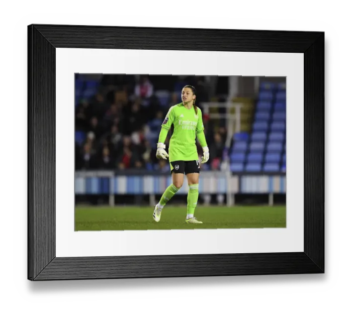 Framed Print : Arsenal Women Face Off Against Reading in Conti Cup Clash