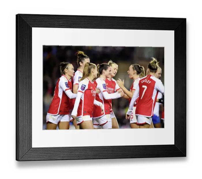 Framed Print : Arsenal Women's Continental Tyres League Cup Triumph: Laia Codina's Brace Secures Victory Over Reading (2023-24)